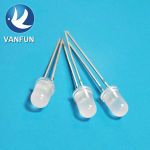 Vanfun 5 mét siêu sáng Dip <span class=keywords><strong>LED</strong></span> Diode mát trắng khuếch tán 8000-9000K 5V Max ngược điện áp thông qua lỗ với lỗ thiết kế - Product Image 2