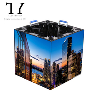 Display LED Cubo Magico Intelligente a 5 Facce P2.5 P3, Schermo Sospeso per Interni ed Esterni