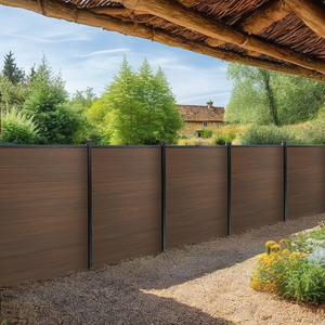 Cercas de Aluminio para Propiedades, Paneles de Cercado de Privacidad para Exteriores, Seguridad para el Hogar, Cercas Metálicas de Aluminio con Listones Horizontales para Jardín y Patio - Product Image 3