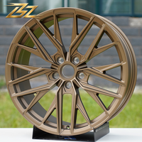 Jantes de course en alliage d'aluminium monobloc forgées sur mesure BZ, jantes auto 18 19 pouces 5x108 pour Ford Volvo Jaguar Renault Peugeot