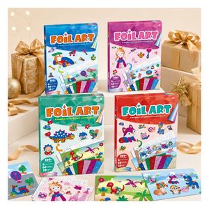 Kit de Transferencia de Láminas DIY de Animales de Safari, Pegatinas Coloridas de EVA, Juego de Manualidades Educativas Preescolares, Regalo Festivo para Niños Pequeños - Product Image 5