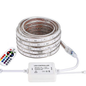 Bande lumineuse <span class=keywords><strong>LED</strong></span> Shenzhen 2835 110V <span class=keywords><strong>220V</strong></span> SMD, éclairage <span class=keywords><strong>LED</strong></span> 180 <span class=keywords><strong>LED</strong></span> <span class=keywords><strong>bleu</strong></span> IP67 étanche, <span class=keywords><strong>ruban</strong></span> <span class=keywords><strong>LED</strong></span> flexible pour aménagement paysager - Product Image 6