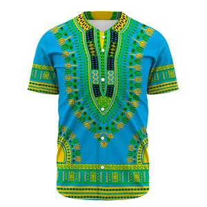 Vêtements d'été tanzaniens Uniforme de baseball à boutons pour hommes Drop Shipping Tanzania Active Flag Baseball Jersey Baseball Shirts - Product Image 5