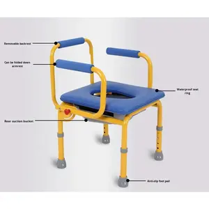 Barres d'appui de sécurité pour salle de bain, acier inoxydable 304, sans obstacle, antidérapantes, pour personnes âgées, pour toilettes et douches - Product Image 3