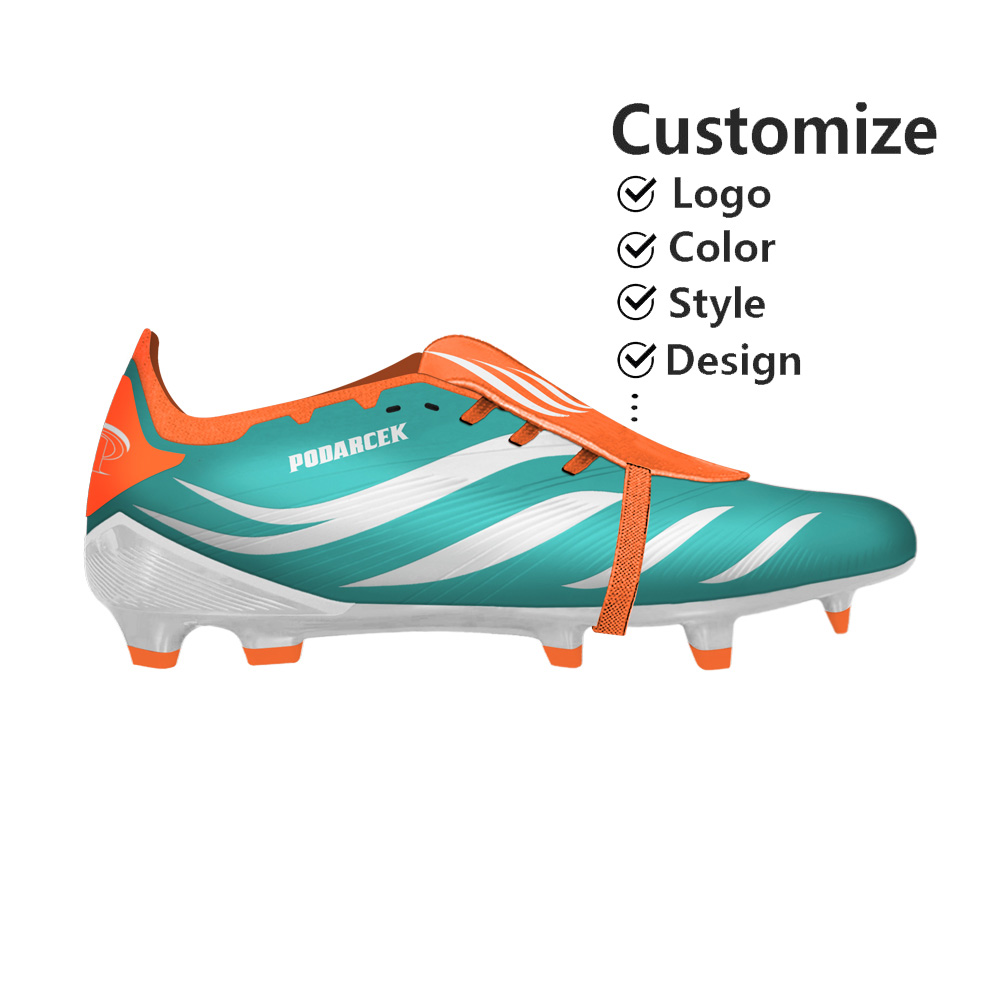 China Football Shoes Manufacturing 2025 New Design OEM Custom