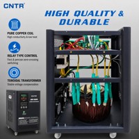 Régulateur de tension automatique monophasé de type relais CNTR DVR-30KVA 24KW avec bypass et détection de traversée du zéro (AVR) pour climatiseur