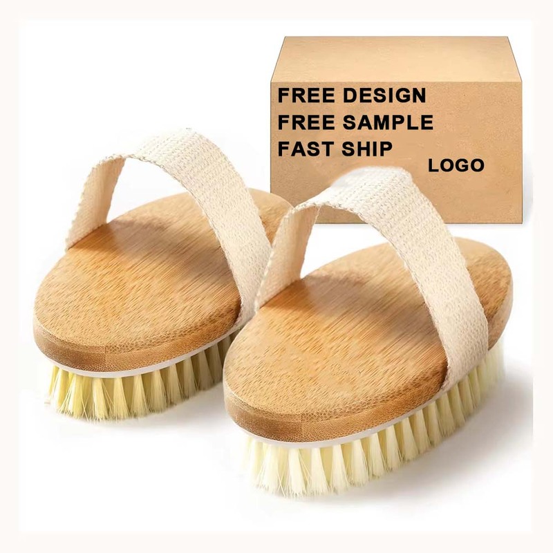 Custom Logo Exfoliating Bath Brush Body