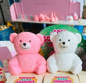 Nouvel Arrivage Lisa : Ours en Peluche Rose <span class=keywords><strong>Squishy</strong></span>, Petit Animal en Peluche, Cadeau Best-seller, Anti-stress, Jouet Mignon à Rebond Lent - Product Image 6