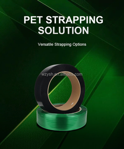 Wholesale 16mm Green PET Strap Manual Carton Seal <b>Tape</b> High Tenacity 0.8mm Thickness Packaging - Product Image 6