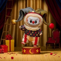NOUVEAU POPMART Labubu Halloween Why so Serious Series Vinyl Plush Pendant Blind Box Clown Circus Trendy Toys Mystery Boxes Gifts