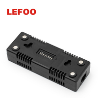 Transmitter Suhu dan Kelembapan Magnetik Akurasi Tinggi RS485 Modbus Dual RJ45 Sensor LCD OEM/ODM LEFOO LFH60 untuk Ruang Server