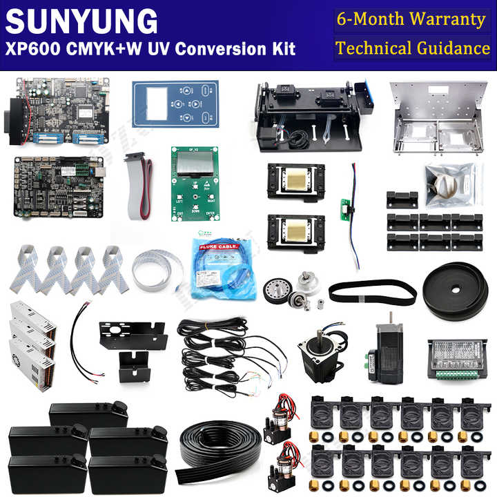 Senyang XP600 Dual Head Conversion Kit for UV Printing Machines