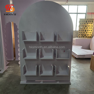 Toile de fond de scène de mariage lisse en acrylique PVC, toile de fond de mariage 3D, décoration de scène de mariage - Product Image 5