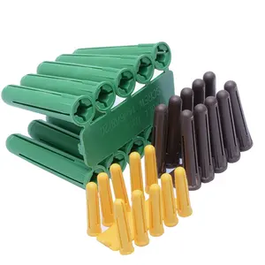 Fscat Pe Materiaal Plastic 7 Siamese Expanded Plugs Buis Hoge Kwaliteit Gele Anker Wandplug