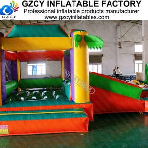Parc aquatique gonflable <span class=keywords><strong>avec</strong></span> <span class=keywords><strong>toboggan</strong></span>, trampoline et <span class=keywords><strong>piscine</strong></span> - Product Image 2