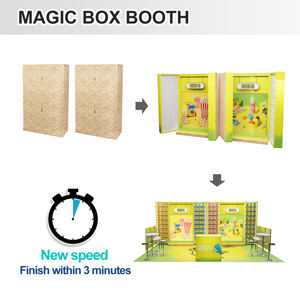 Stand Espositivo per Fiere a Montaggio Rapido (3 Minuti), Stand Fieristico di Alta Qualità Riutilizzabile, Stand Espositivo Magic Box per Fiere - Product Image 3