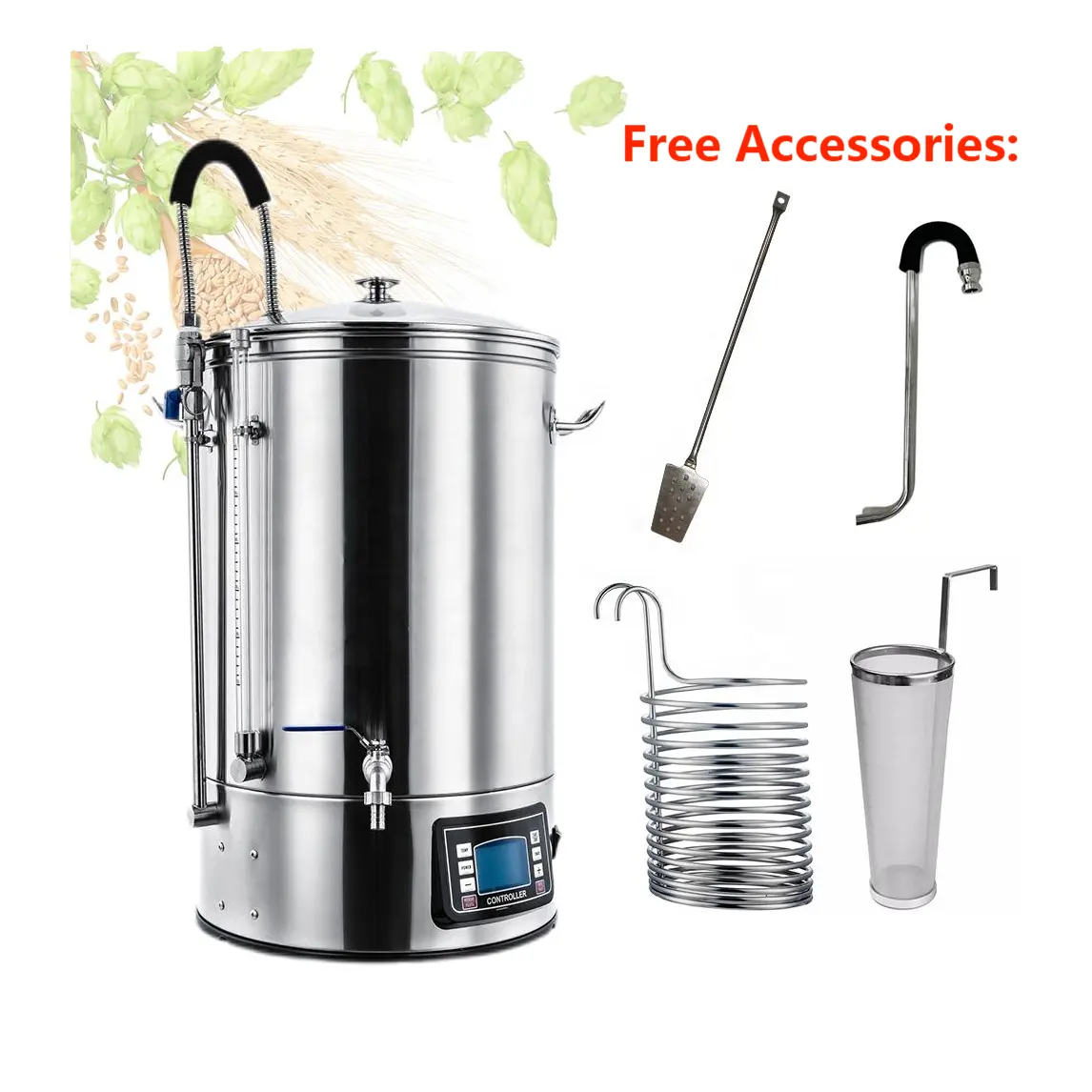 40L home brew equipment/ similar Guten microbrewery/ beer mash tun for 30L/ high quality manufacturer