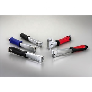 JY586 Engrapadora Manual Industrial de Alta Resistencia 4 en 1, Cromado Plateado+Rojo, Carga Trasera, 145 Piezas (6 1/4"-14mm) - Product Image 4