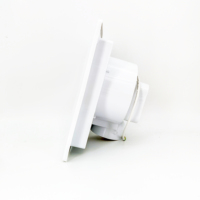 Extracteur de tuyau entièrement en plastique pour maison, monté au plafond, pour salle de bains, ventilateur d'extraction d'air, ventilateur monté au plafond