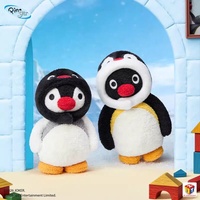 Vente en gros de boîtes mystères authentiques X11 Série Pingu Pingouin, Pendentif en peluche MINI MEME, Adorables figurines décoratives, Cadeau adorable pour filles