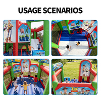 Château gonflable personnalisé Toy Story avec toboggan pour grands enfants – Vente de liquidation