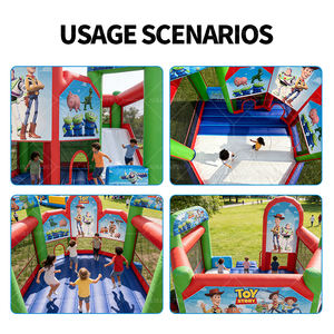 <span class=keywords><strong>Château</strong></span> <span class=keywords><strong>gonflable</strong></span> personnalisé Toy Story avec toboggan pour grands enfants – Vente de liquidation - Product Image 5