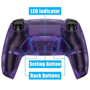 ชุดอุปกรณ์เสริมปุ่มรีแมพแบบถอดเปลี่ยนได้ Clear Purple EXtremeRate Remapper RISE4 V3 สำหรับจอย PS5 - Product Image 3