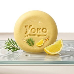 Y760 YOKO GOLD MOUSSE <b>SOAP</b> FRESH CALM 100g. Creamy Mousse Cleanser with Soft Rich Green Tea Extract, Tea Tree Oil and Vitamin - Product Image 1
