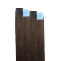 Aggiungi Lunghezza e Volume a Tutti i Tipi di Capelli, Facile Applicazione, Nastro Adesivo Morbido per la Pelle, Estensioni di Capelli Umani Vergini con Nastro Adesivo.
