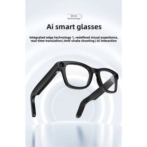 Lunettes intelligentes Bluetooth avec caméra HD, commande vocale, fonction d'appel musical et <span class=keywords><strong>de</strong></span> traduction pour une utilisation quotidienne et <span class=keywords><strong>en</strong></span> extérieur - Product Image 4