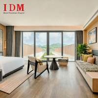 IDM Massivholz Luxus Hotelzimmer-Möbelset - Moderne Kommerzielle Nutzung Umweltfreundlich Anpassbare Größen & Farben
