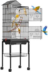 Cages à oiseaux à jeu ouvert pour perruches calopsittes pinsons inséparables canaris conures perruches perroquet cage à oiseaux - Product Image 6