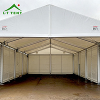 Tente d'entrepôt industrielle, structure de travail mobile temporaire en plein air, tentes de chantier, entrepôt en aluminium, marquise de stockage