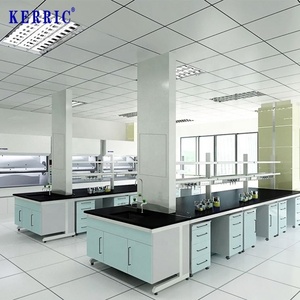 Banc de travail et table de <span class=keywords><strong>laboratoire</strong></span> <span class=keywords><strong>en</strong></span> métal <span class=keywords><strong>pour</strong></span> les études de chimie, physique et biologie à l'école, à l'université et au collège - Product Image 5