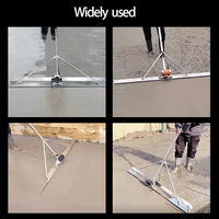 Règle vibrante électrique en acier inoxydable pour béton avec moteur, batterie au lithium et technologie de vibration haute efficacité
