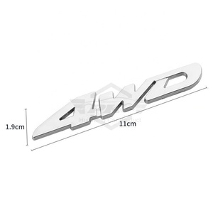 Accesorios de Estilo para Automóviles, Emblema de Metal para Automóviles con Tracción en las Cuatro Ruedas 4WD 4x4, Insignia con Logotipo para Ford, BMW, Audi, <span class=keywords><strong>Toyota</strong></span>, <span class=keywords><strong>Jeep</strong></span>, <span class=keywords><strong>FJ</strong></span> <span class=keywords><strong>Cruiser</strong></span> - Product Image 6