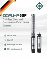 QQPump 6SP30/18 25HP 6 pouces 200m pompe à eau de puits profond Submersible pompe de perceuse