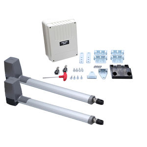 Kit d'ouverture de porte battante automatique <span class=keywords><strong>à</strong></span> double <span class=keywords><strong>bras</strong></span> DC24V fonctionnement en douceur libération manuelle Design moderne <span class=keywords><strong>pour</strong></span> les portes et portails battants de la villa - Product Image 2