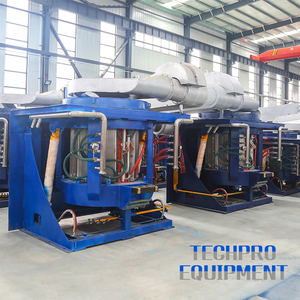 Horno de fusión de aluminio de 500Kg-1,5 T, horno de inducción, larga vida útil para calentamiento por inducción de fusión de aleación de aluminio - Product Image 2