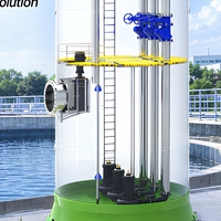 Station de pompage des eaux usées préfabriquée intégrée, pompes submersibles GRP souterraines pour le drainage municipal, usine OEM