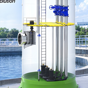 Station <span class=keywords><strong>de</strong></span> pompage des <span class=keywords><strong>eaux</strong></span> usées préfabriquée intégrée, pompes submersibles GRP souterraines pour le drainage municipal, usine OEM - Product Image 6
