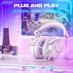 <span class=keywords><strong>Fifine</strong></span> หูฟังแบบมีสาย USB, 7.1ช่องชุดหูฟังสำหรับเล่นเกมคอมพิวเตอร์ PS5 Xbox NS DJ Gamer พร้อมไมค์ - Product Image 3