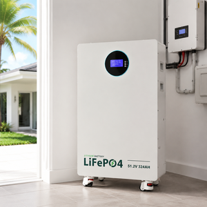 แบตเตอรี่ LiFePO4 แบบตั้งพื้น 16kWh 51.2V 314Ah พร้อมล้อและระบบจัดการแบตเตอรี่อัจฉริยะ (Smart BMS) สำหรับสำรองไฟบ้าน - Product Image 1