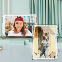Panneaux photo en verre à sublimation DIY, cadres photo imprimables personnalisés, cadeau commémoratif haute transparence pour la décoration intérieure et le bureau