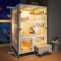 Hot Deal Luxe Nouveau Écologique Intégré Chambre Salle À Manger Salle De Bains PP Pratique Intérieur Pet Petit Appartement Maison