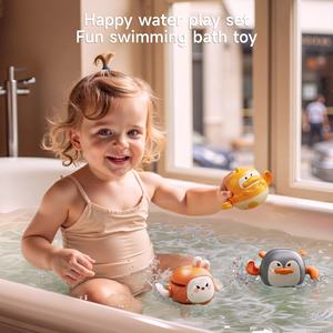 Tumama Kids Water Play Toys Bañera <span class=keywords><strong>3</strong></span> PCS Funny Sea Animal Wind up Swimming Toys Set Baby Bath Toys para niños pequeños 8 <span class=keywords><strong>meses</strong></span> - Product Image 2