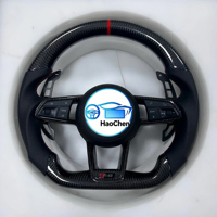 Volant sport personnalisé en cuir perforé avec logo S pour Audi A1 Q2 SQ2, modification intérieure de voiture compacte