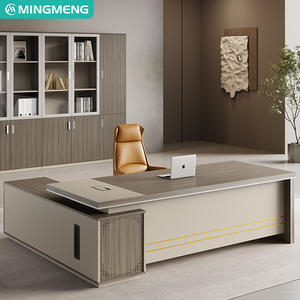 Bureau de direction simple, bureau du patron, bureau de direction moderne, bureau de direction de luxe léger, bureau du directeur, mobilier de bureau - Product Image 1