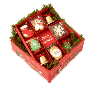 Boîtes d'emballage cadeau de Noël expédition rapide boîtes aveugles écologiques pour cuit au four pour flocon de neige pâtisserie bonbons-Hollobox - Product Image 2