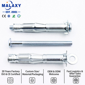 Malaxy – Fournisseur direct d'usine – Ancrage à vis en acier au carbone zingué robuste pour cloisons sèches – Cheville Molly - Product Image 2